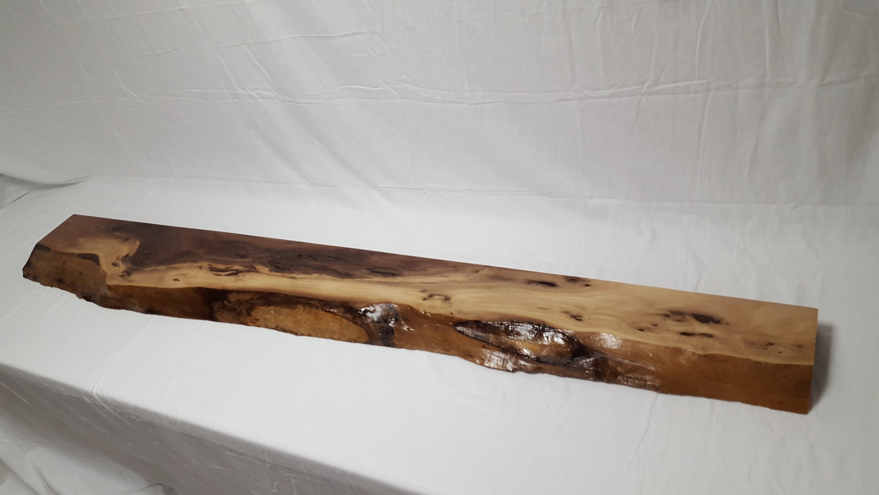 Live Edge Black Walnut Fireplace Mantel 72 X 6 1 2 10 X 2 Etsy