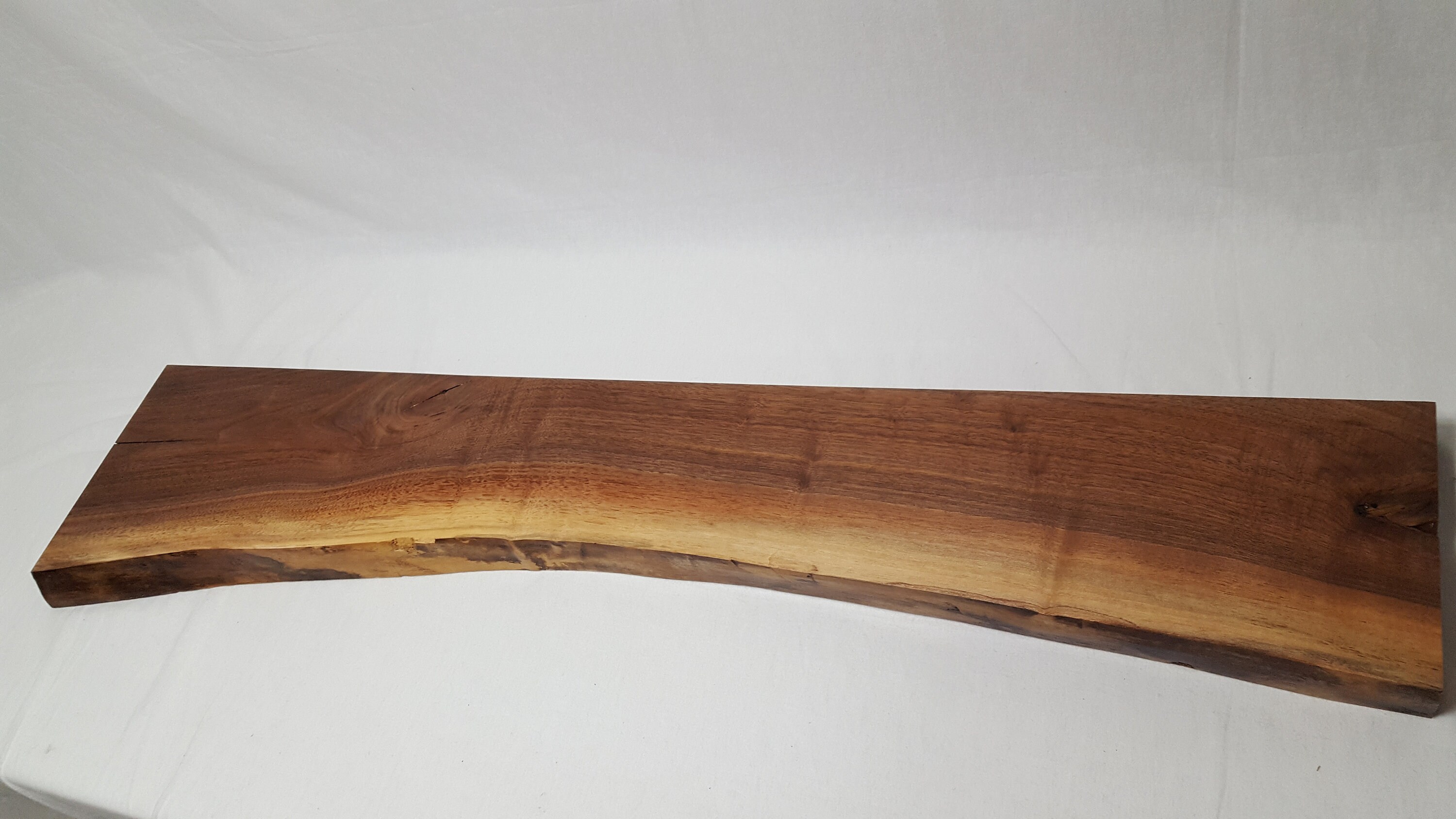 Live Edge Shelf Black Walnut Shelf or Mantel 48 x 7 11 x 2 Etsy