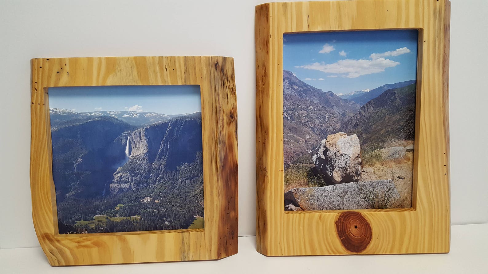 Live Edge Picture Frame 9 x 12 Acabado natural Etsy