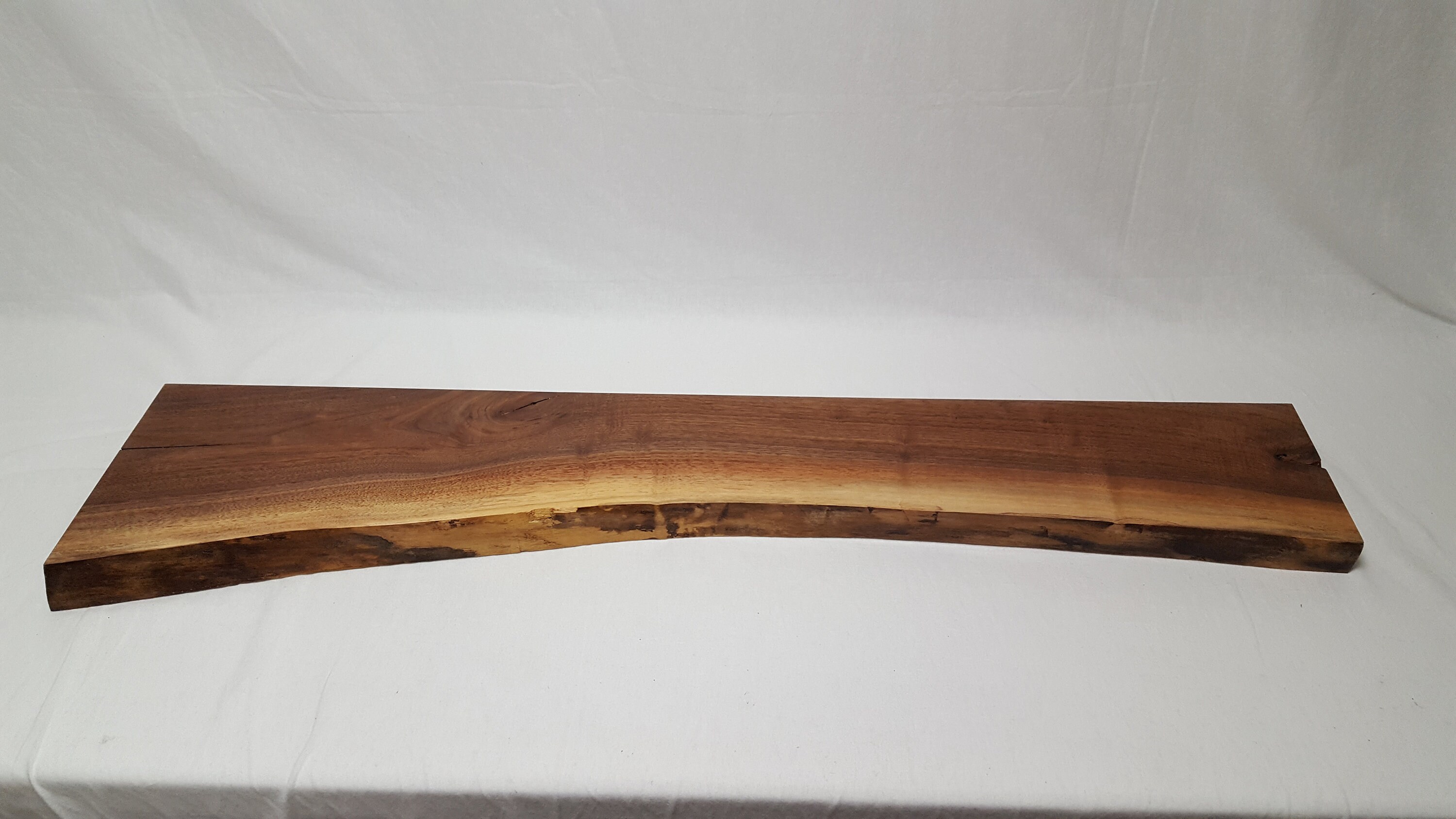 Live Edge Shelf Black Walnut Shelf or Mantel 48 x 7 11 x 2 Etsy