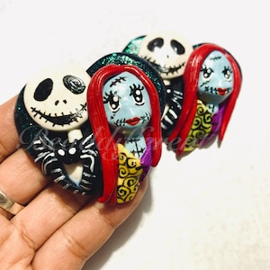 Halloween-tema karaktärsplatta bakstycken/cabochon/utsmyckningar/pysseldekorationer/NBC/Hocus Pocus/HP/Beetle Juice
