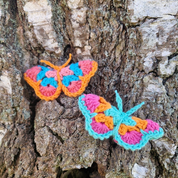 Chrochet pattern , chrochet, african flower butterfly, african flower, butterfly, animal, cotton yarn