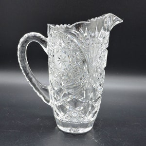 Lead Crystal Pitcher 