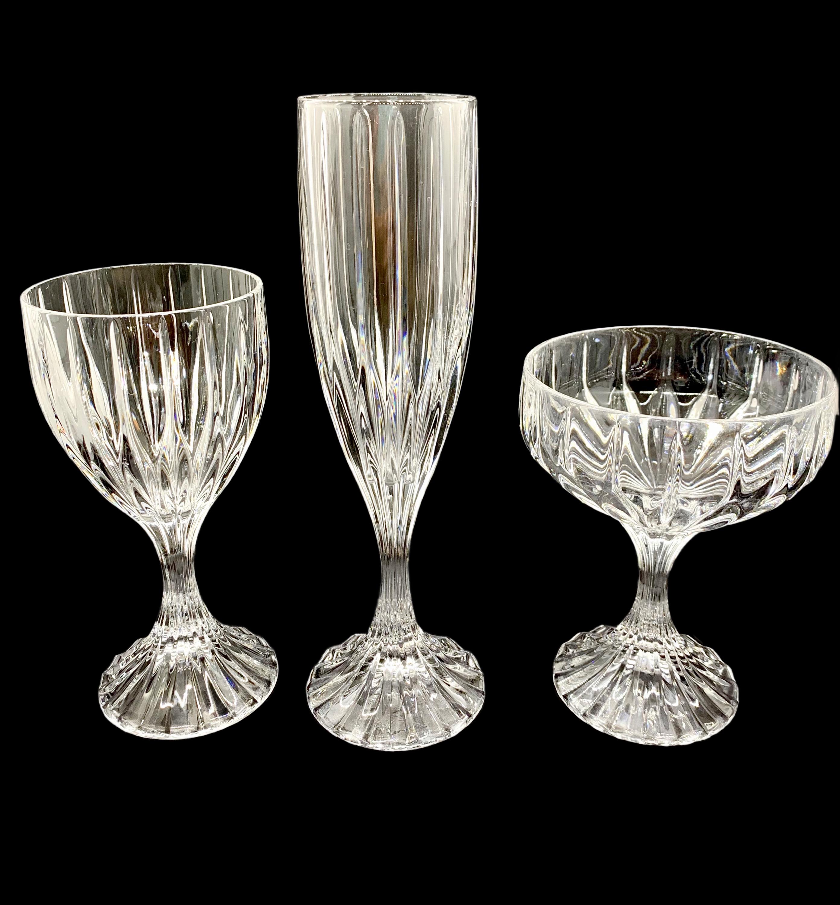 Mikasa Park Lane Crystal Stemware Choice Wine Champagne Martini