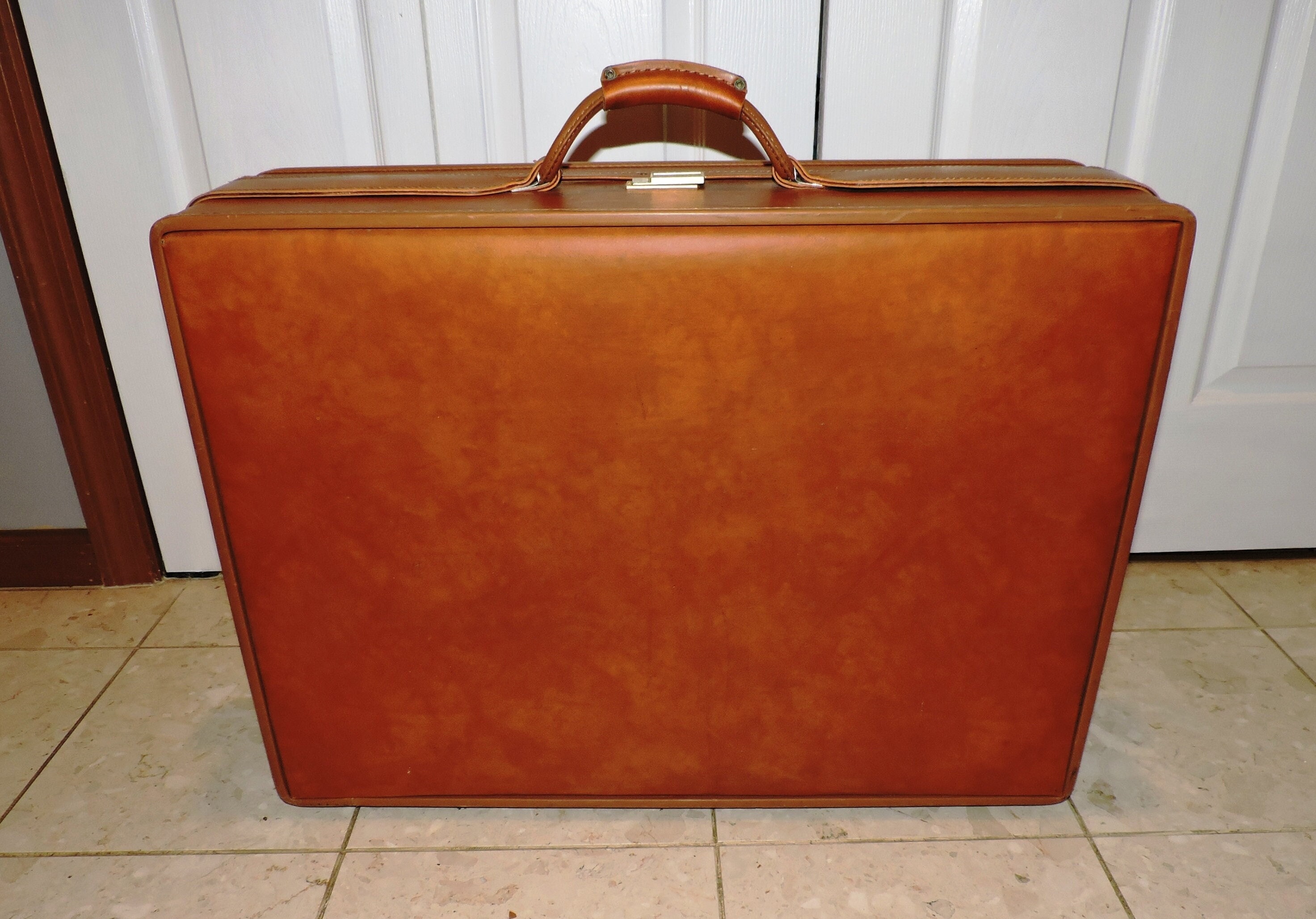MCM Hartmann Belting Leather Suitcase Set for luggage, table
