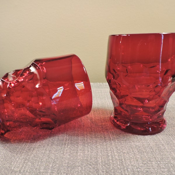 Red Depression Glass Etsy