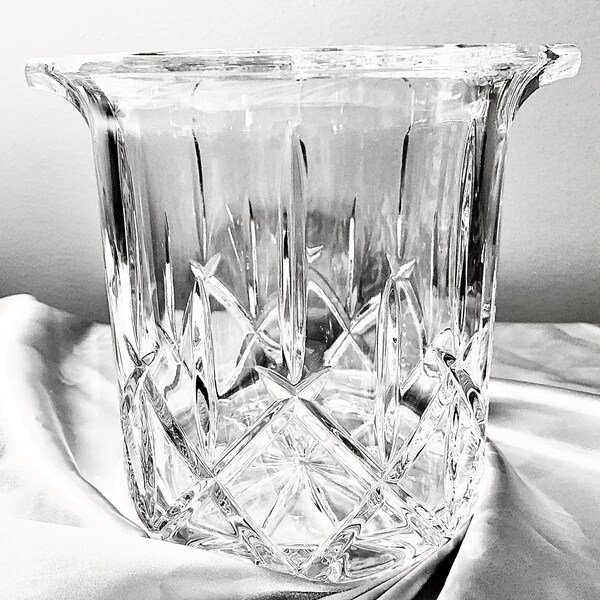 NEUF / SUPERBE SCEAU A CHAMPAGNE JACQUART / ICE BUCKET / DESIGN BOIS PLEXI
