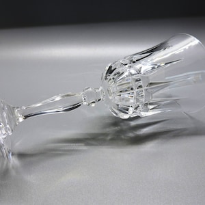 Vintage Villeneuve by Cristal D'Arques-Durand 24% Lead Crystal Cordial Stems Discontinued