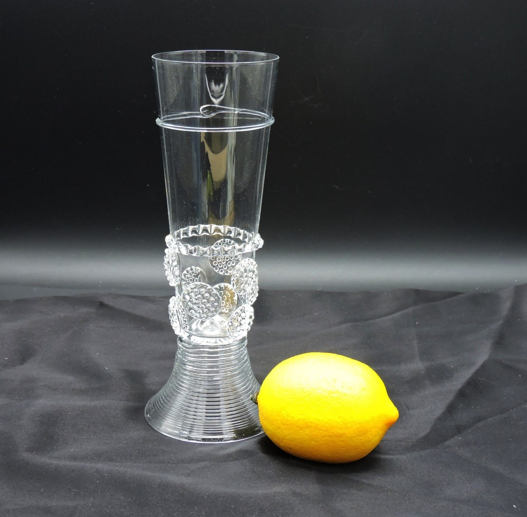 Prunt Beautiful Juliska Isabella Hand Blown Clear Glass 8.75