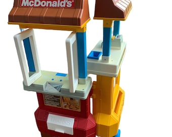 Mcdonald's Fisher Price 1989 Drive Thru Playset, Including