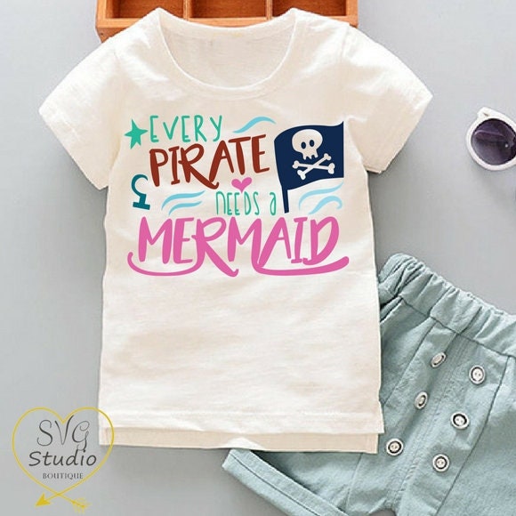 Pirate svg/mermaid svg/mermaid tail svg/pirate ship | Etsy