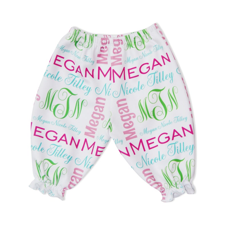 Personalized Baby Girl Monogram Light PinkGift for babyCustom Baby CapBaby ruffle pantsBaby BodysuitsBaby onesieBaby girl hat