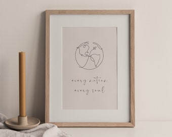 Matthew 28 Scripture Art: Christian Mission Print (Digital Download)