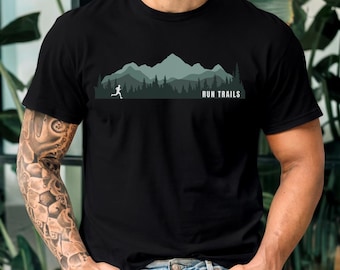 RunTrails T-Shirt: Unisex-Laufbekleidung für Wandern & Fitness