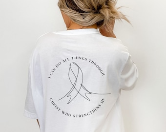 Christian Breast Cancer Survivor Shirt: Unisex Graphic Tee