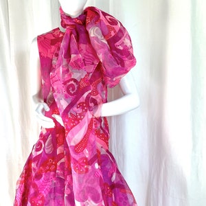 1960s PIERRE CARDIN Dress, 70s Mod Midi, 1970s Vintage Couture, Drop Waist Hi-Lo Dress, 60s Couture, 1920s Flapper Dress Vibe, Wedding Guest