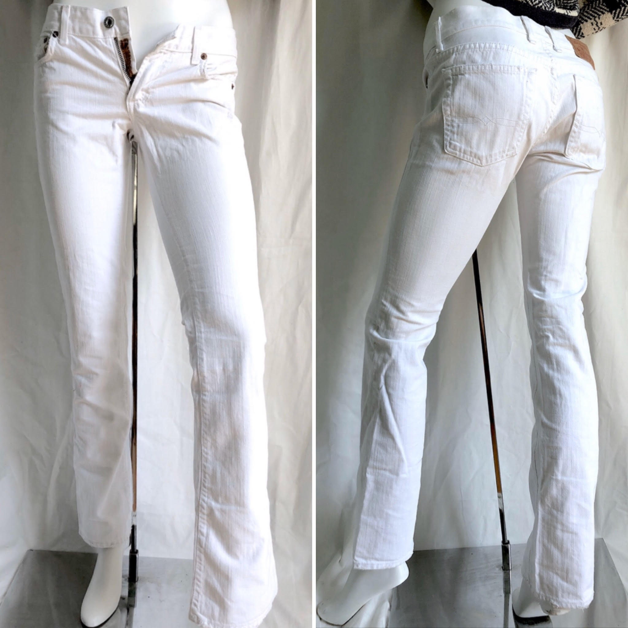 ★★ ★★ Women's Signature 90s White Denim 47B91 Levi Strauss Signature Womens in Levi Strauss Signature