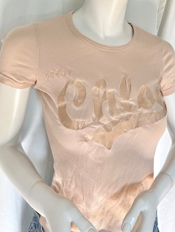 Vintage Chloé T-Shirt, See by Chloé, Y2K Baby Tee,