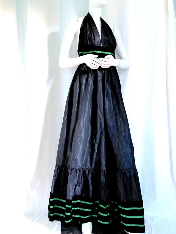 LANVIN COUTURE Evening Dress, 70s Bohemian Gown, … - image 2