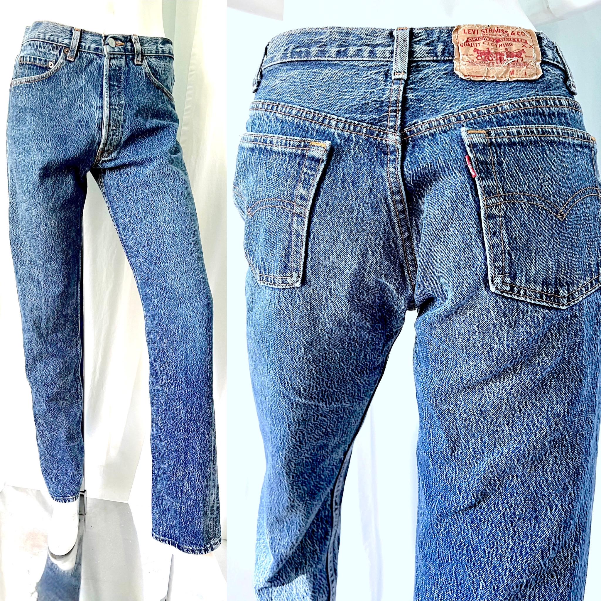 Button Fly CalÃ§a 501 Levis Levi 501 Shrink To Fit Button Fly