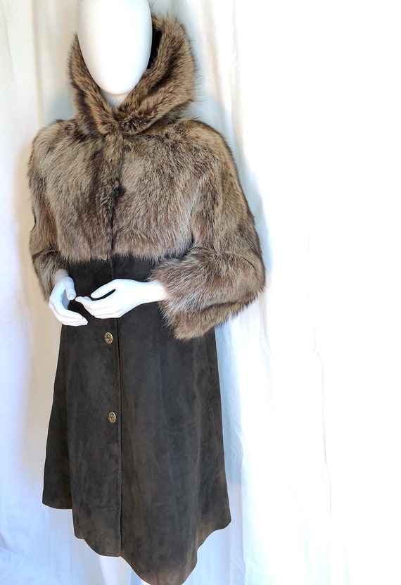 1960s BONNIE CASHIN Patchwork Suede Coat, 1970s Bo
