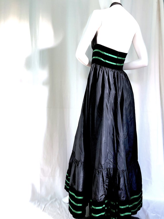 LANVIN COUTURE Evening Dress, 70s Bohemian Gown, … - image 4
