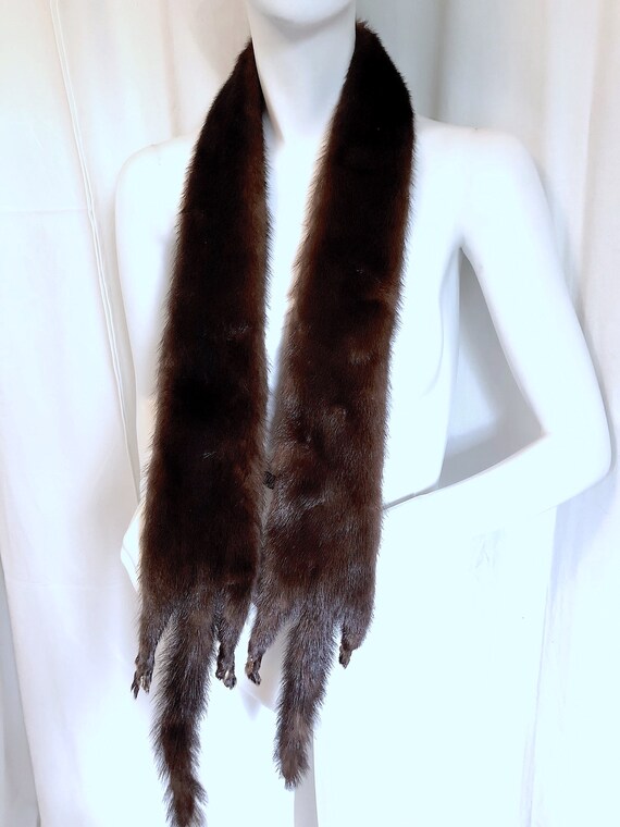 Mob Wife Fur Stole, 1960s Dior New Look, MOTHERS … - image 3
