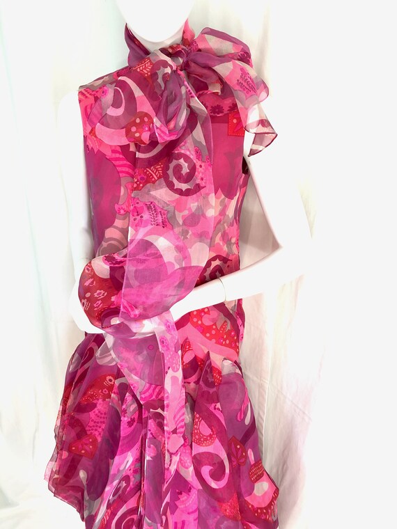 90s GIANNI VERSACE Dress, GENNY Dress, Pink Color… - image 9