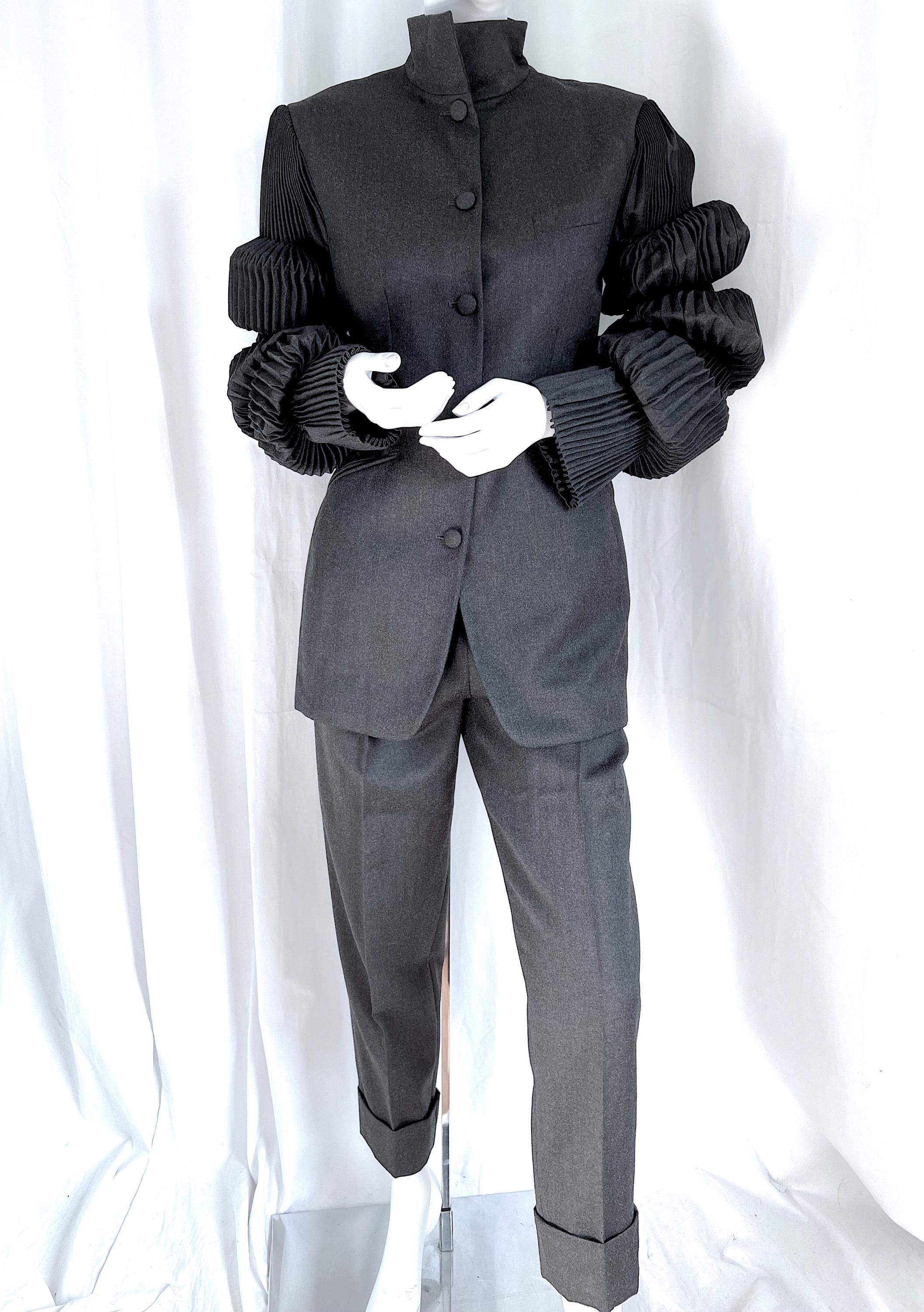 90s THIERRY MUGLER Suit, Archival Mugler, 199s French Couture