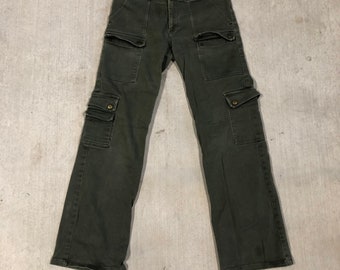90s combat trousers with tassels