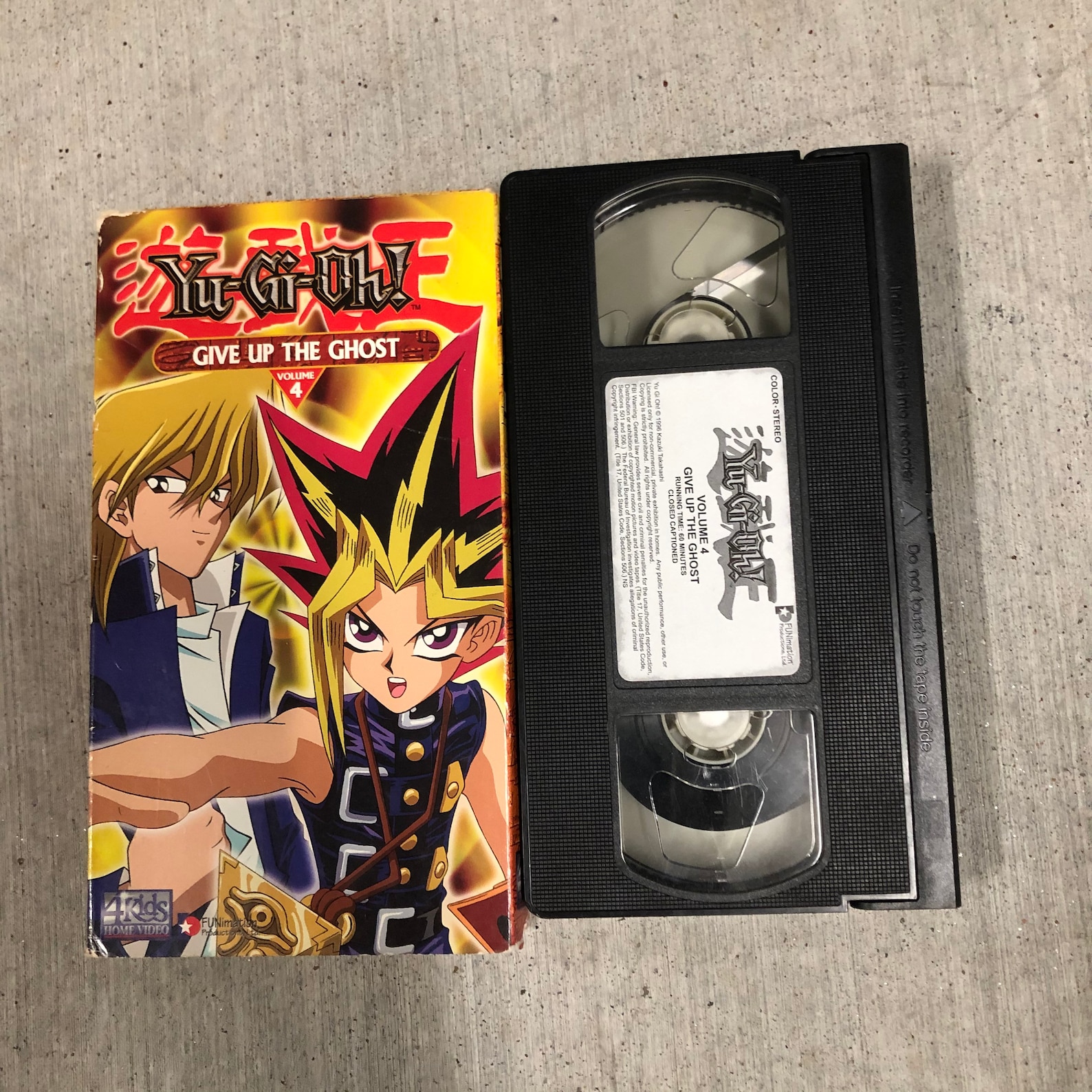 Yu Gi Oh Volume 4 Vhs Cassette Tape Etsy