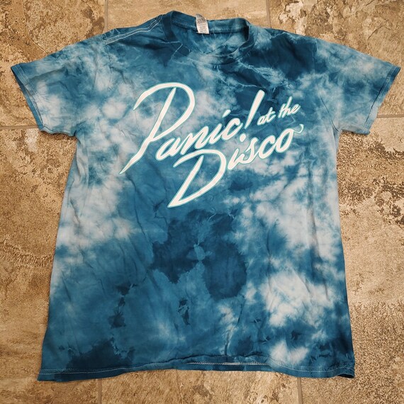 Panic at the Disco Blue Tie Dye Shirt 