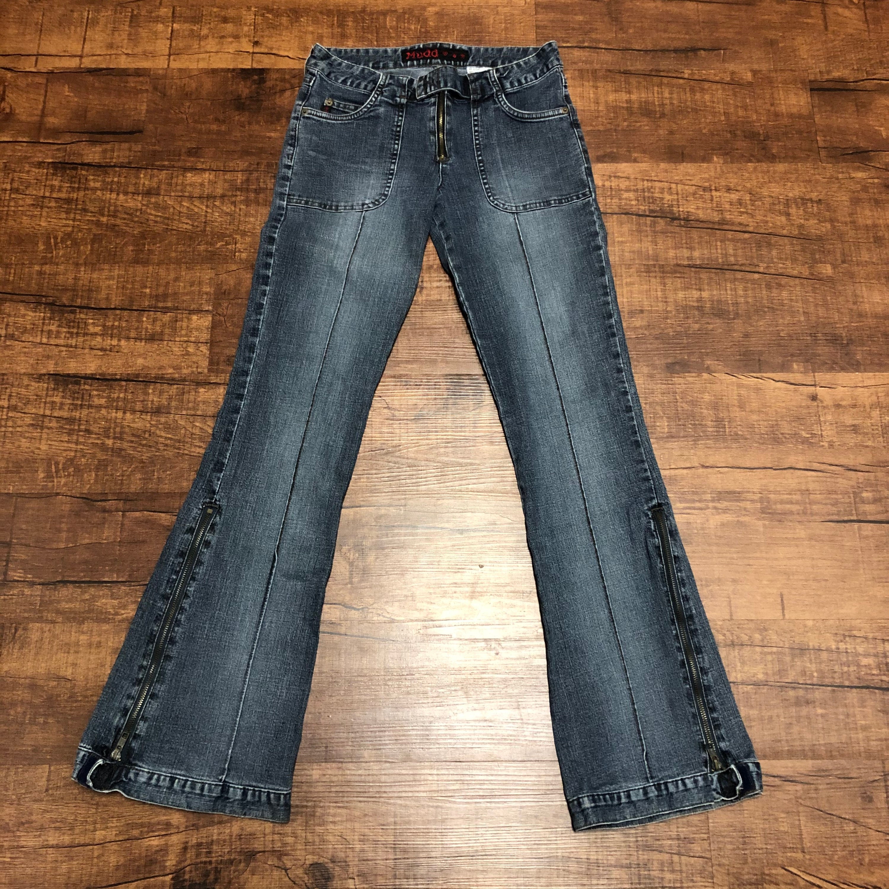 Cute 2000s Dark Blue Mudd Jeans With 