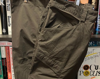 Pantalon d'extérieur marron léger de randonnée « Rampart » Arc'teryx vintage - Taille 36 x 32