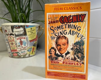 Factory Sealed Vintage 1990 Something to Sing About (1937) James Cagney Movie Film VHS VCR Tape