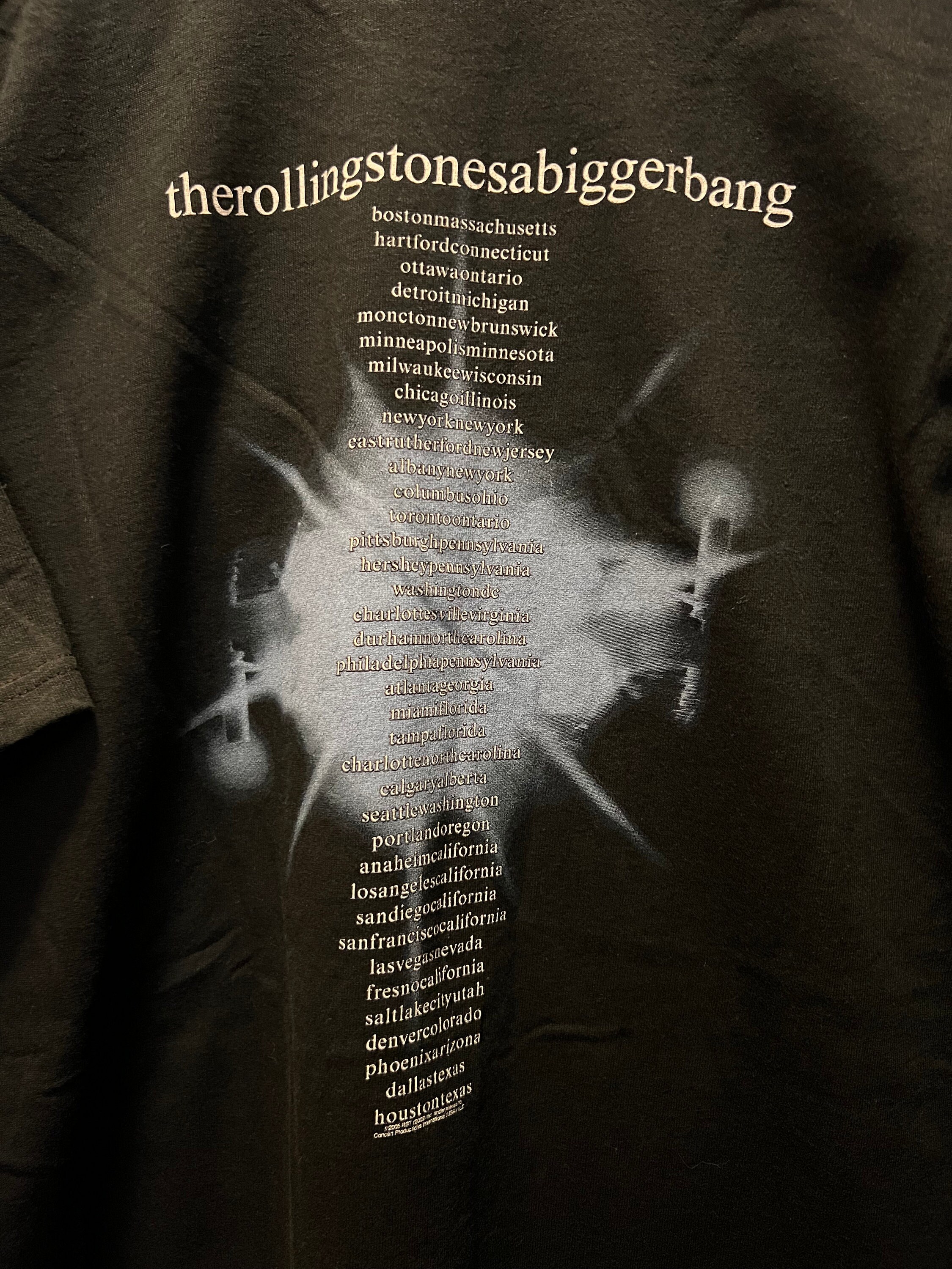 Vintage 2005 the Rolling Stones A Bigger Bang Concert Tour