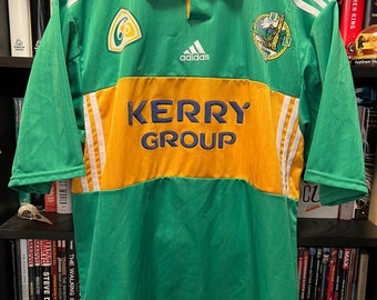 Zeer zeldzame vintage 98/99 Adidas Kerry GAA Ciarrai Iers Gaelic voetbalshirt - maat groot