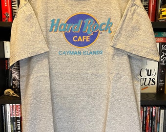 Vintage Hard Rock Cafe Cayman Islands Restaurant Promo T-Shirt - Size XL