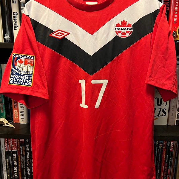 Umbro Team Canada CANWNT Women's Olympic Qualifying Soccer Football Jersey - Size Medium
