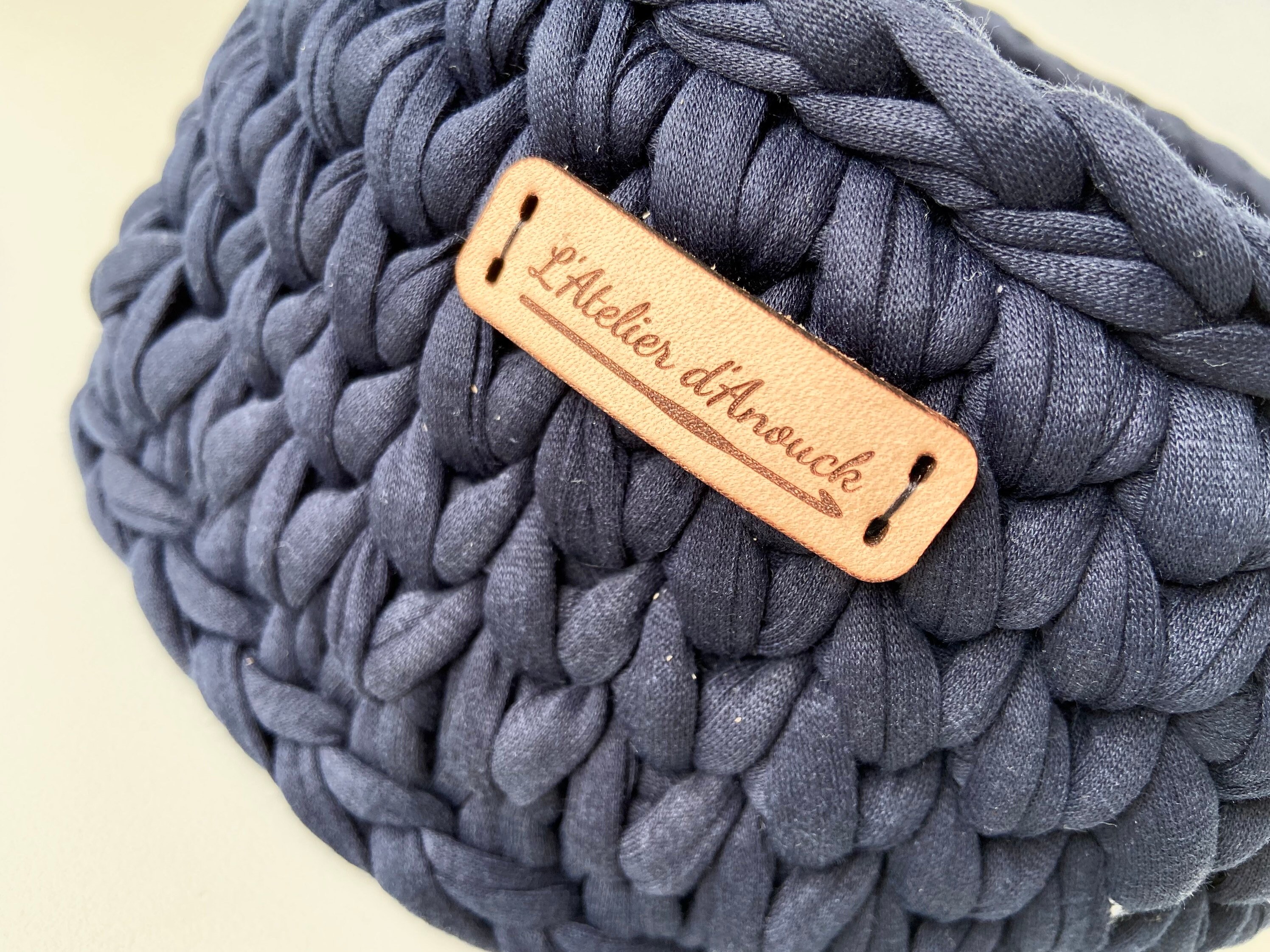 Corbeille Au Crochet Marine