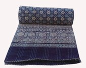 Blanket,Queen size,Twin size,King size quilt blanket patchwork Handblock Kantha Quilt Handmade hand block,throw,Bed cover Bedspread,bedsheet