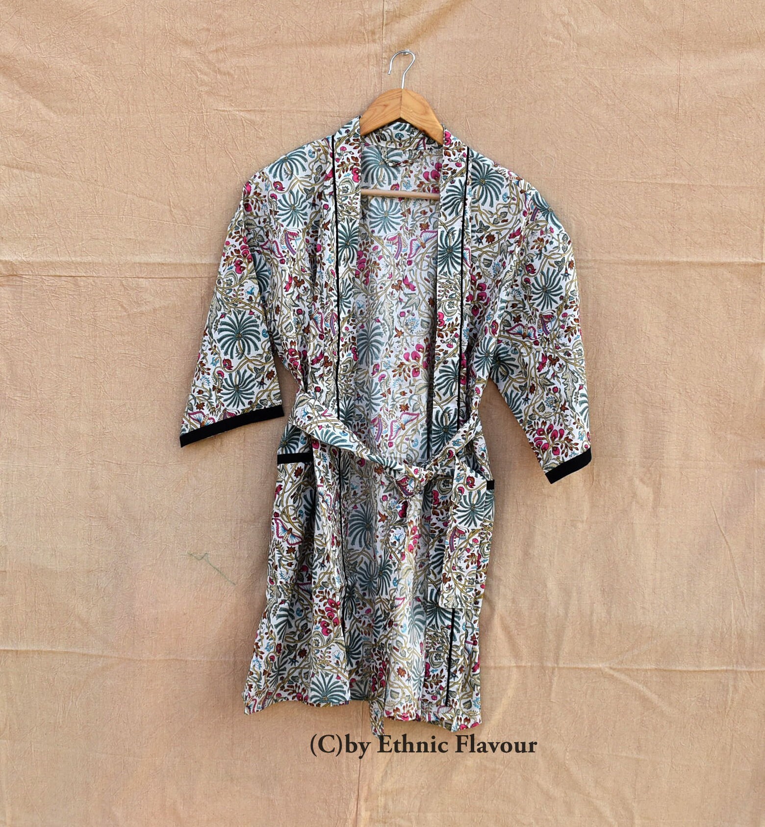 White 100 Cotton kimono RobesPure cotton KimonoFestival Etsy