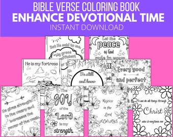 Bible Verse Coloring Pages, Scripture Coloring Pages, Spiritual Coloring Pages, Bible Verse Color Book, Christian Coloring Pages, Faith