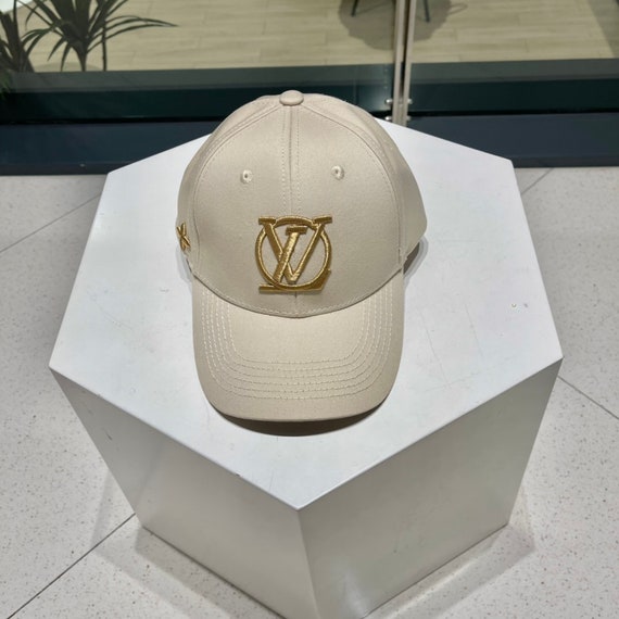 LV Louis Vuitton Leather Print Women's Men's Bucket Hat from humawes