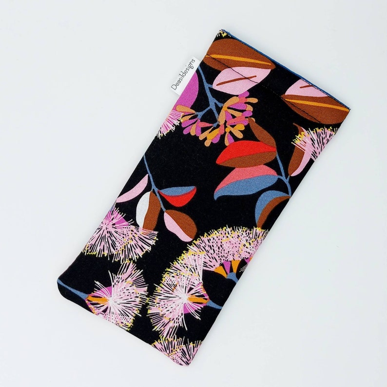 Floral Padded Glasses Case, Squeeze Open, Jocelyn Proust Design image 1