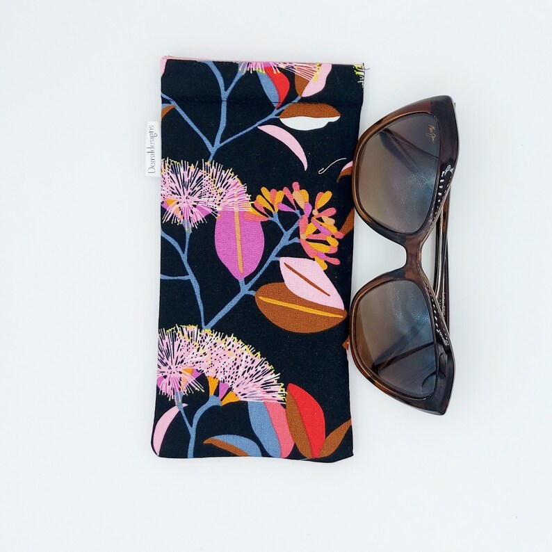 Floral Padded Glasses Case, Squeeze Open, Jocelyn Proust Design image 5