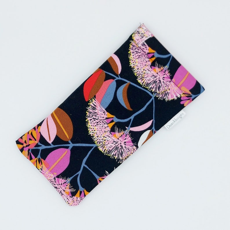 Floral Padded Glasses Case, Squeeze Open, Jocelyn Proust Design image 3