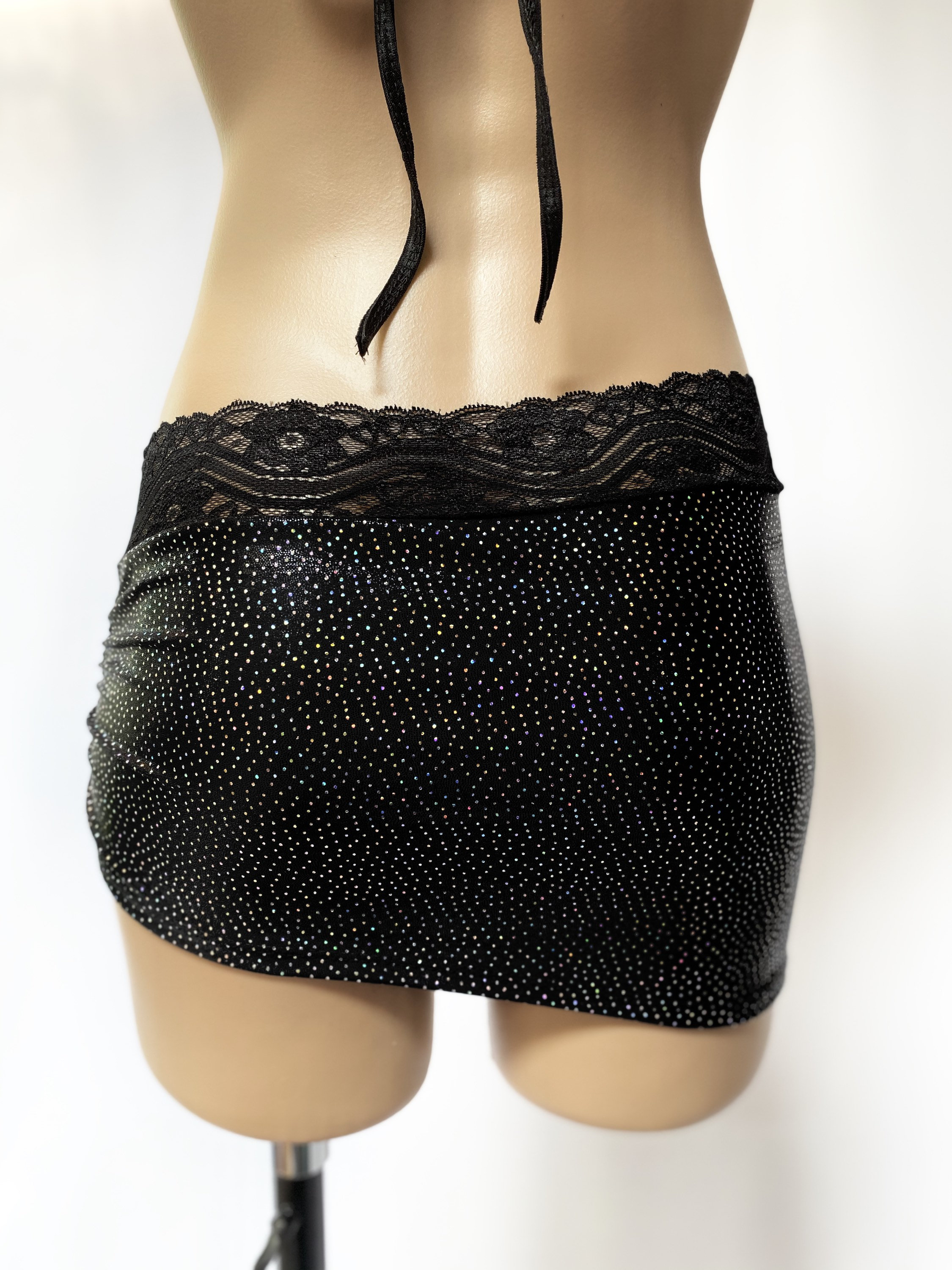 Stripper Outfit Black Two Piece Outfit Stripper Two Piece Etsy