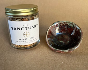 Sacred Light with SANCT Hand-Made Burning Pot Set