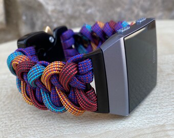 fitbit blaze paracord band